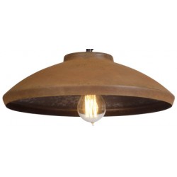 Rdzawa lampa industrialna - Rusty