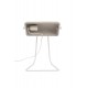 Szara lampa stołowa Broker z betonowym abażurem