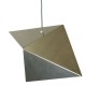 Nowoczesna lampa metalowa o geometrycznej formie (trzy wersje)
