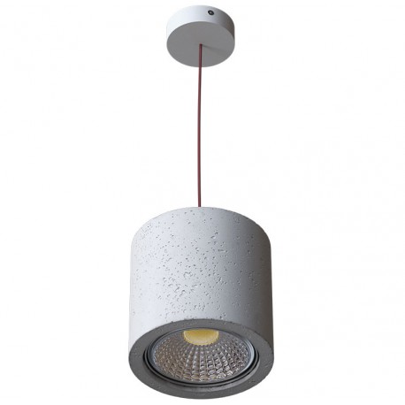 Betonowa lampa wisząca MONAX, mała - CLEONI (kolor betonu)