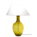 Szklana lampa stołowa w kolorze oliwkowym – GIE EL