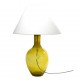 Szklana lampa stołowa w kolorze oliwkowym – GIE EL